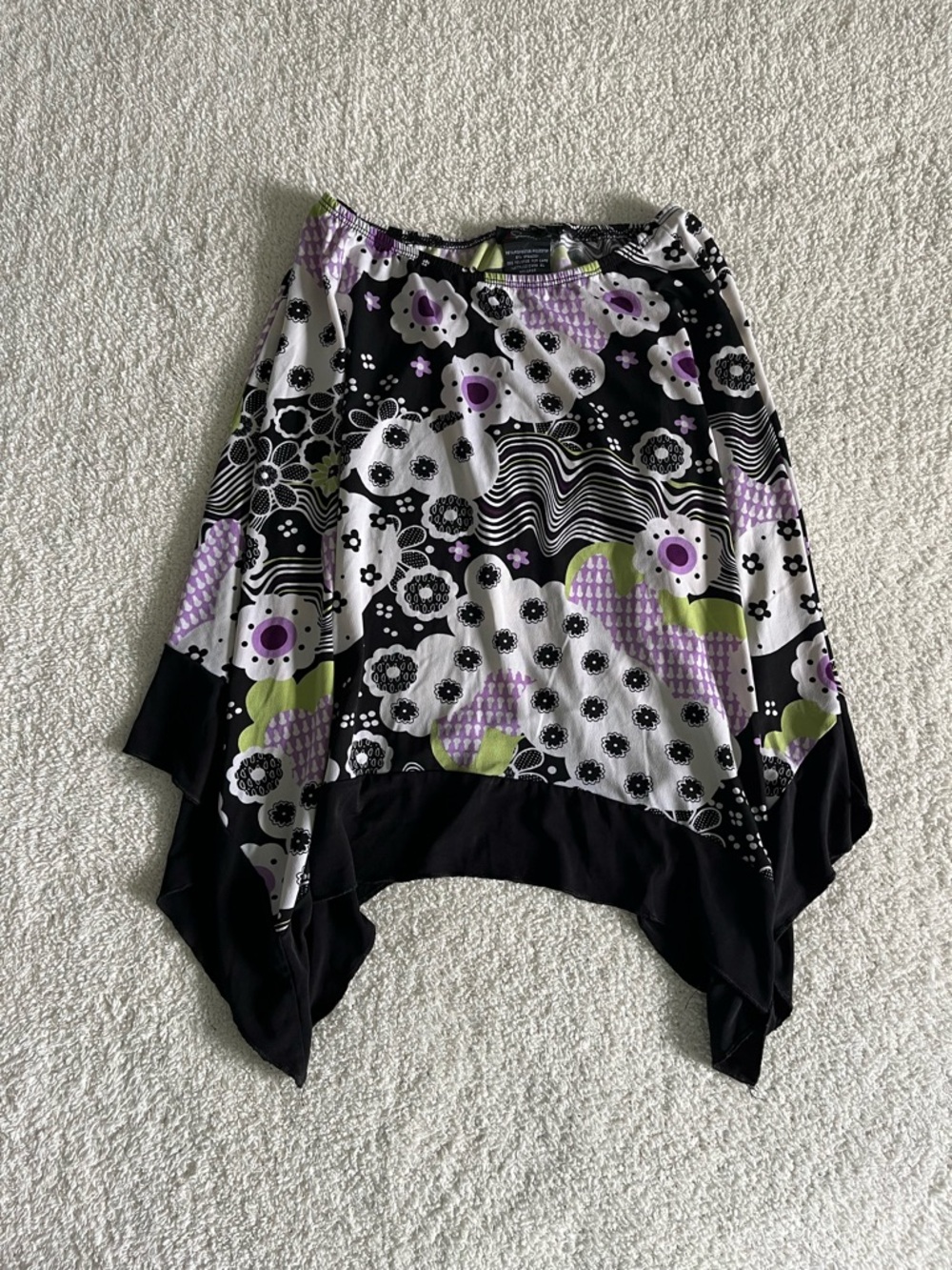 Vintage Speechless Asymmetrical Skirt